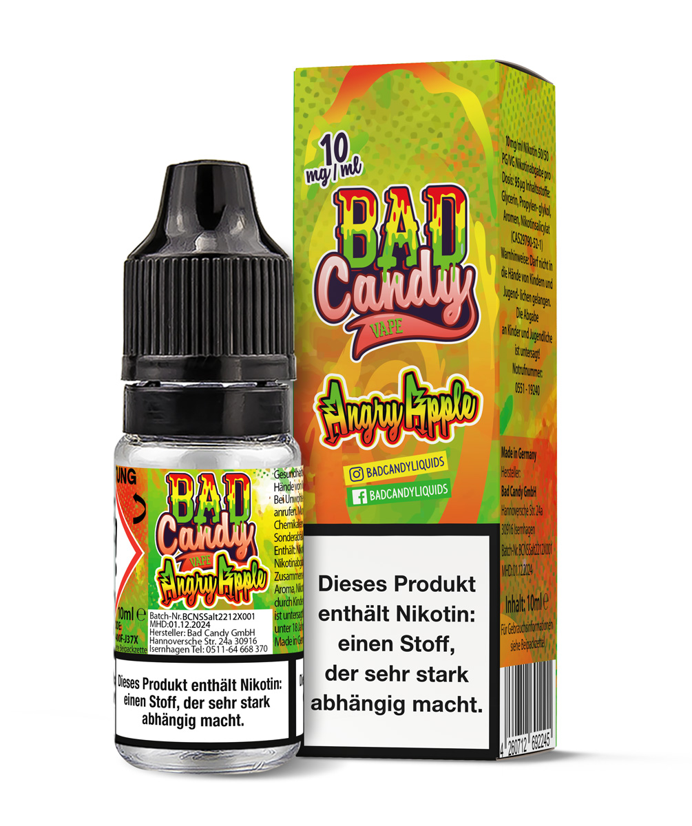 Bad Candy Angry Apple Nikotin Salz Liquid